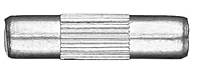 Straight Knurl Pins - Centered, Chamfered Ends